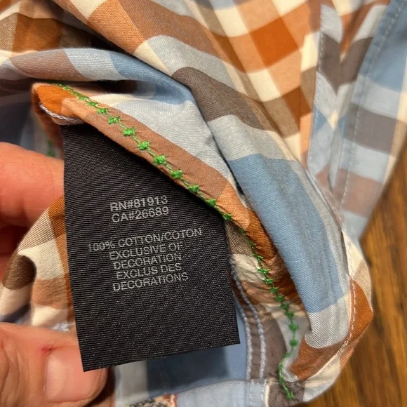 Robert Graham The FreshlyLaundered Multi Color Shirt Xl - Picture 10 of 11